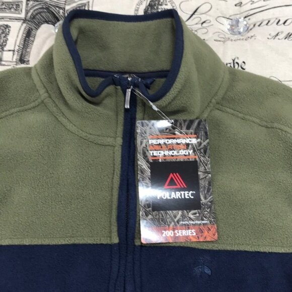 Brooks Brothers Colorblock Polar Fleece Zip Vest - Picture 5 of 8